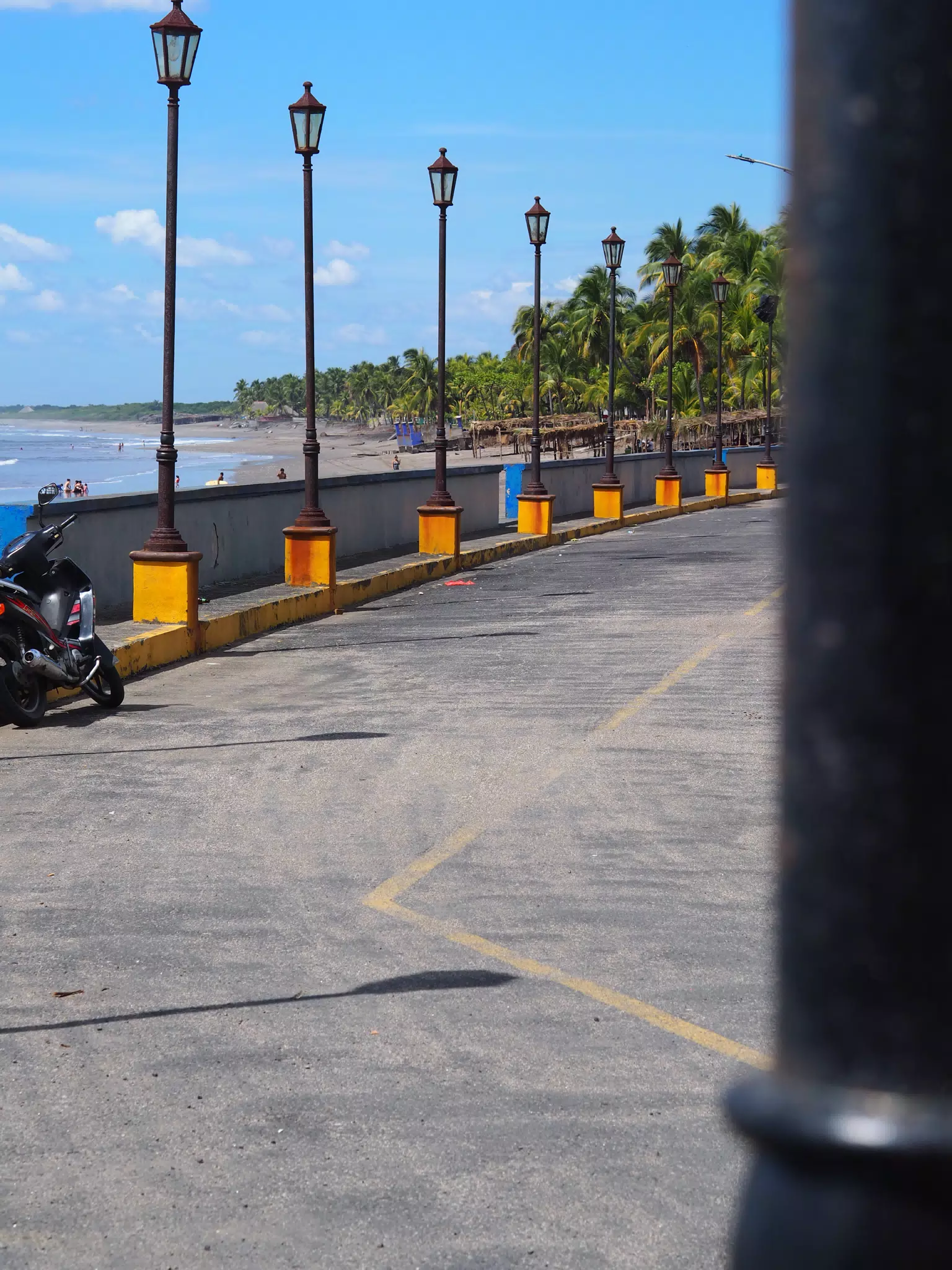Street Lamps at the Poneloya Malecon