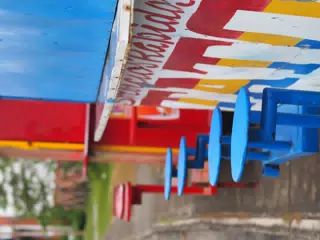 Colorful: Food Trucks Ready for the Feast of the Immaculate Conception, Las Peñitas, Nicaragua