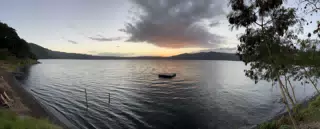 Sunrise Panorama on La Laguna de Apoyo