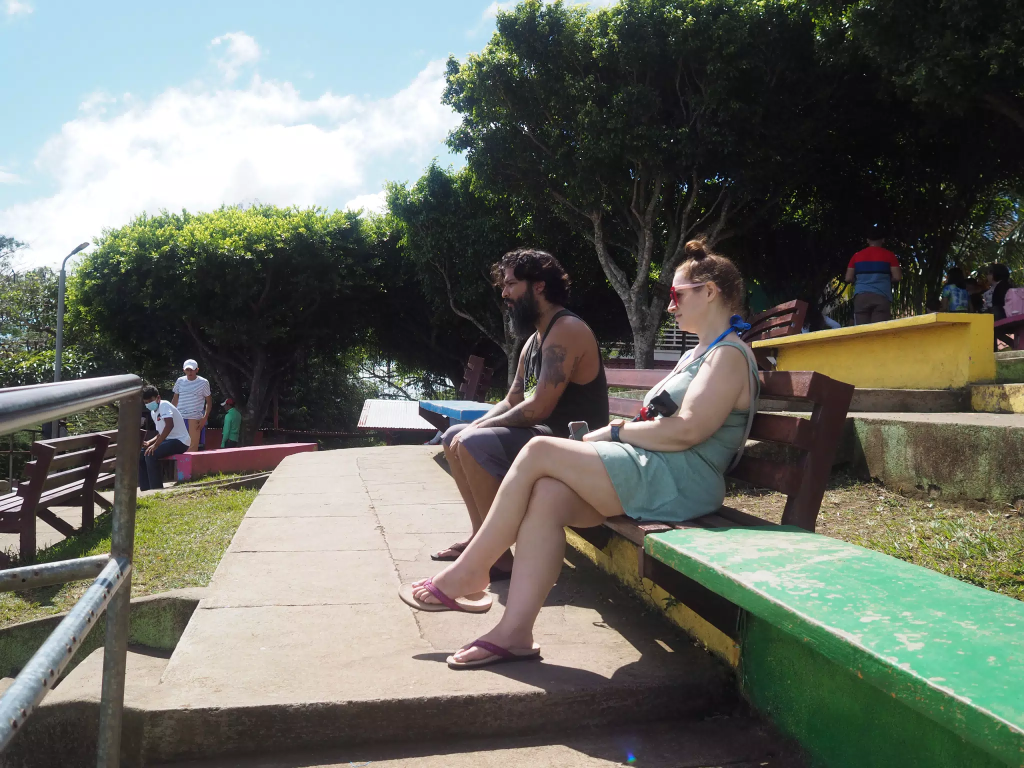 Saeed & Dominica at Catarina Mirador in Nicaragua