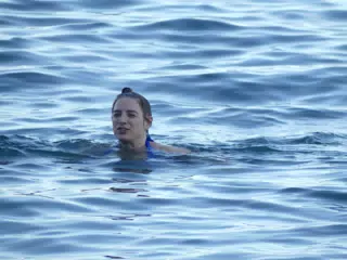 Dominica Swimming in Laguna de Apoyo