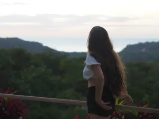 Camille Looking Out to Sea