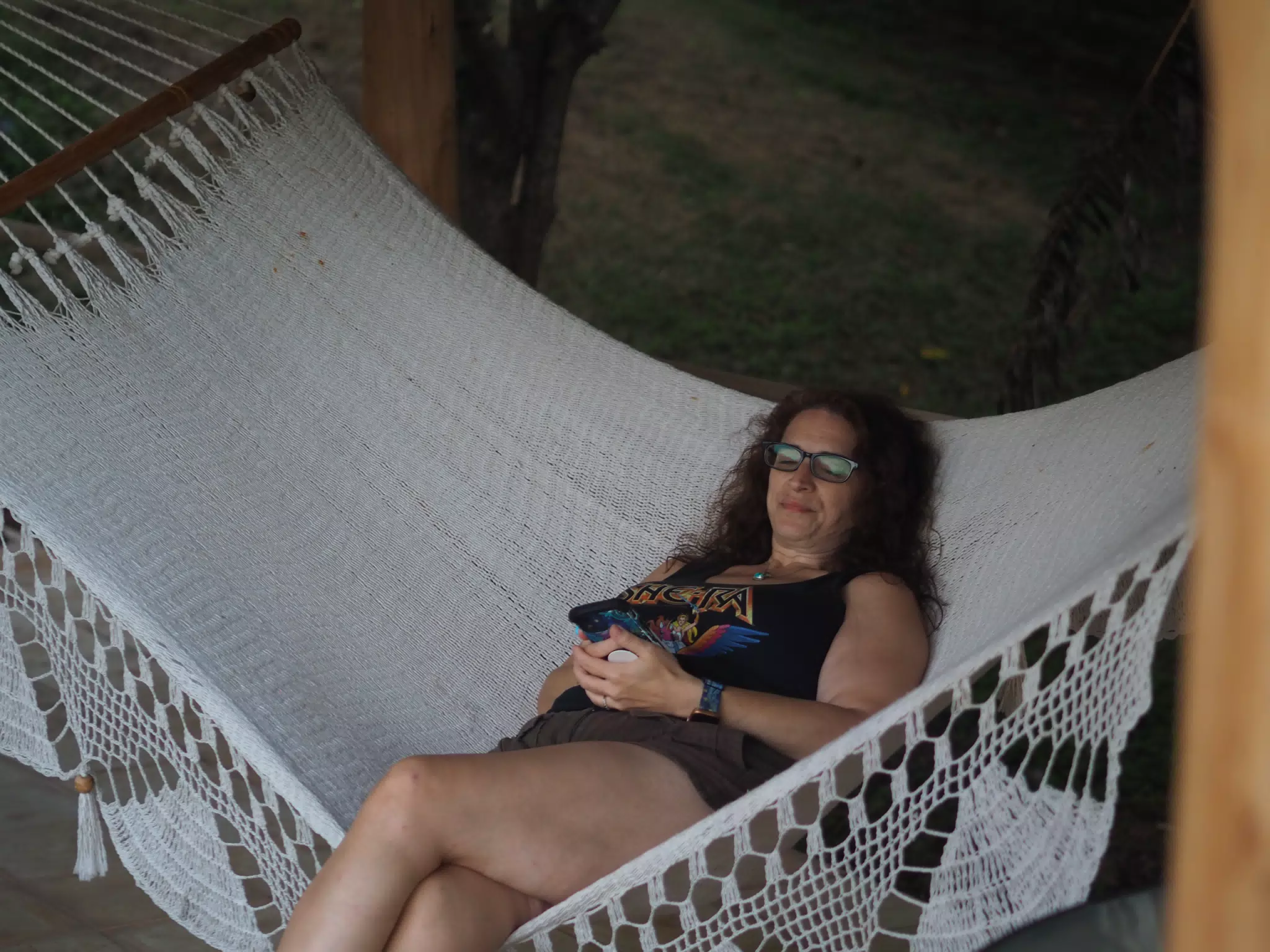 Dominica on the Hammock in San Juan del Sur, Nicaragua