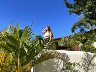 Camille at La Cascada, Pelican Eyes, San Juan del Sur, Nicaragua