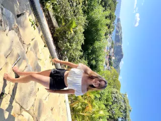 Camille in San Juan del Sur at La Cascada at Pelican Eyes