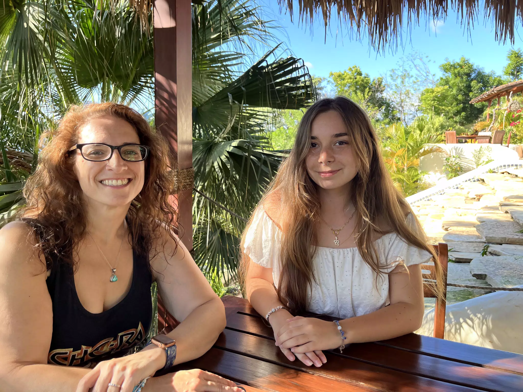 Dominica & Camille in San Juan del Sur at Pelican Eyes