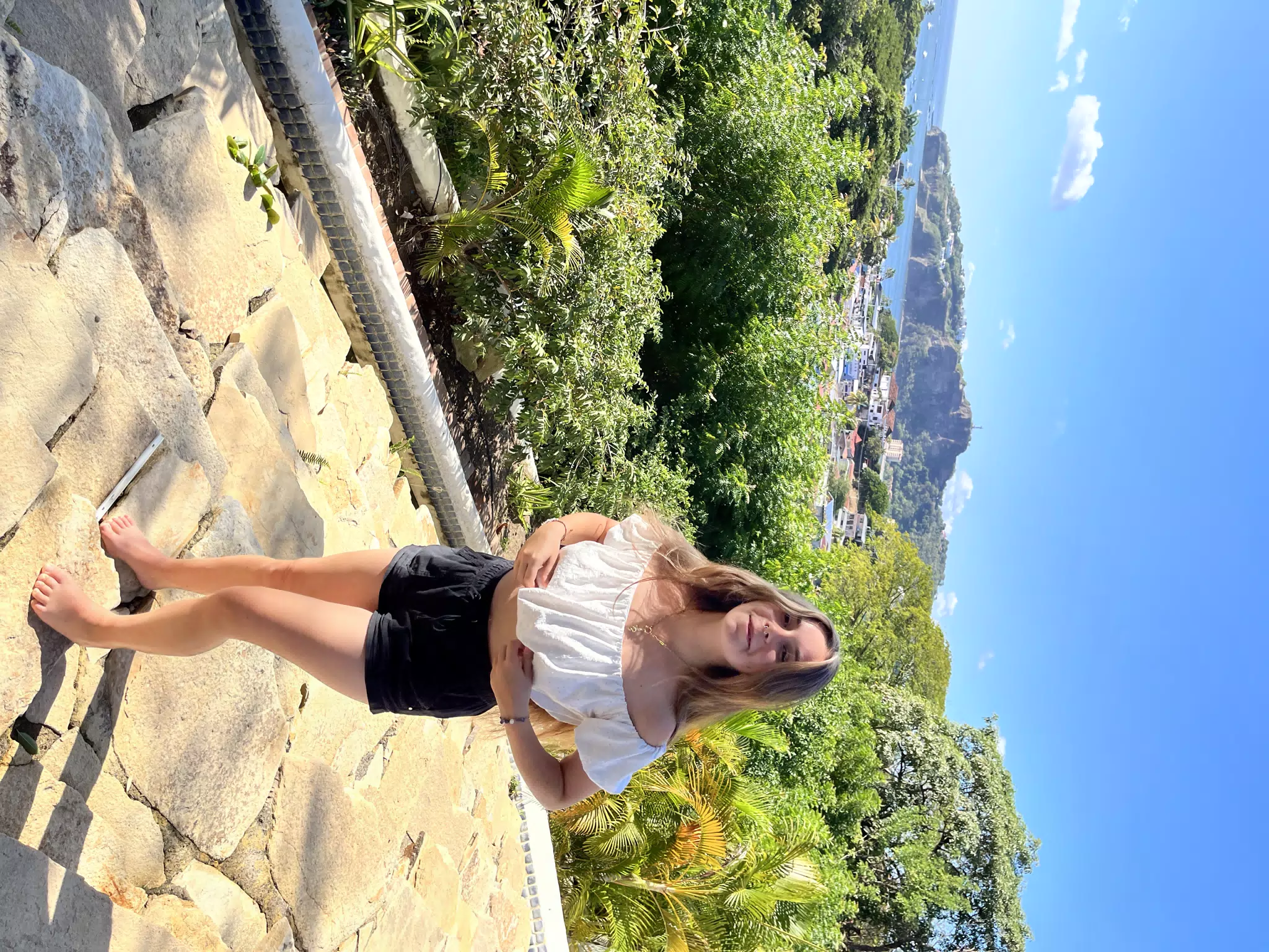 Camille at La Cascada, Pelican Eyes, San Juan del Sure, Nicaragua by the Pool