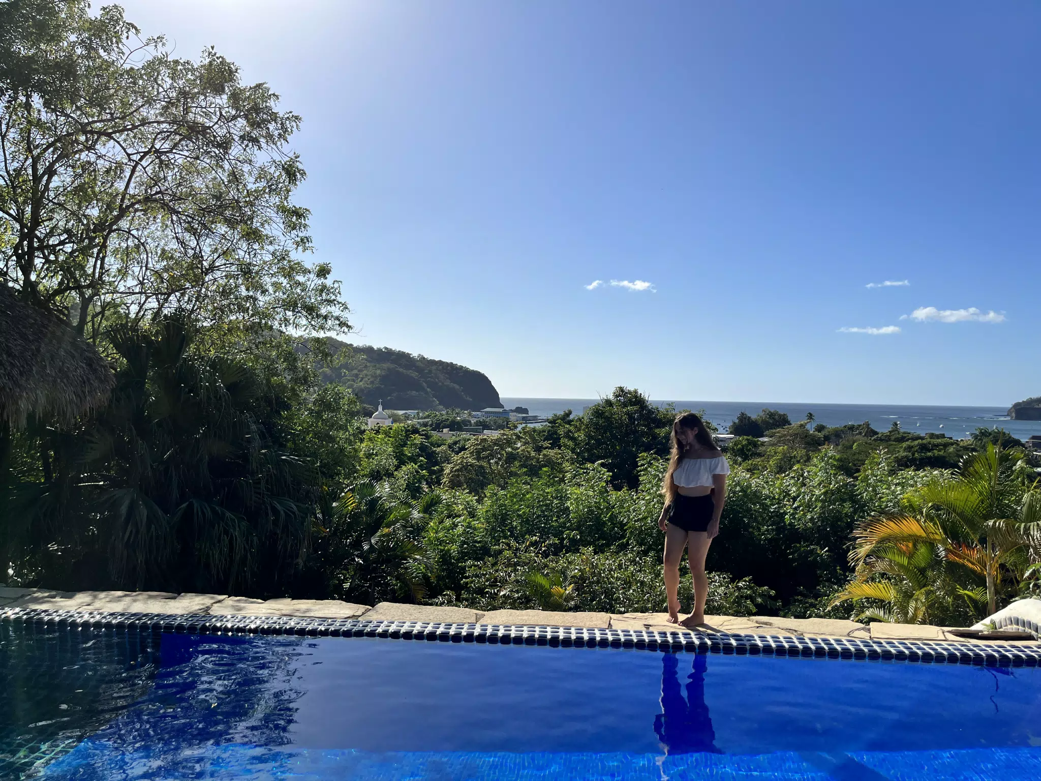 Camille by the Pool
