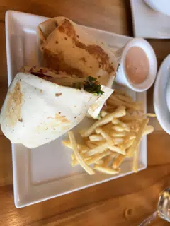 Hummus Wrap at El Molino, Managua, Nicaragua