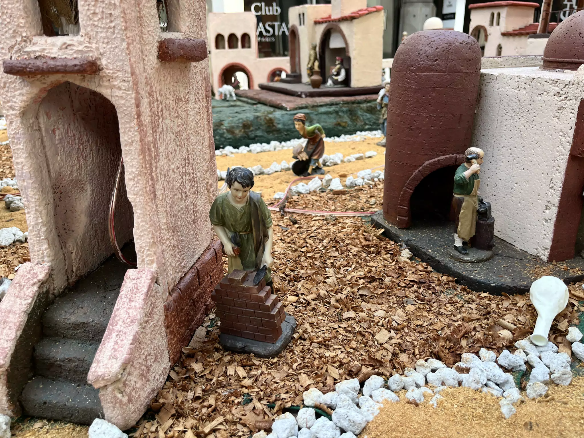 Christmas Nativity Scene at Las Galerias de Santo Domingo, Managua