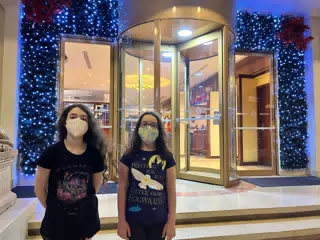 Liesl & Luciana at the Hilton Princess, Managua, Nicaragua