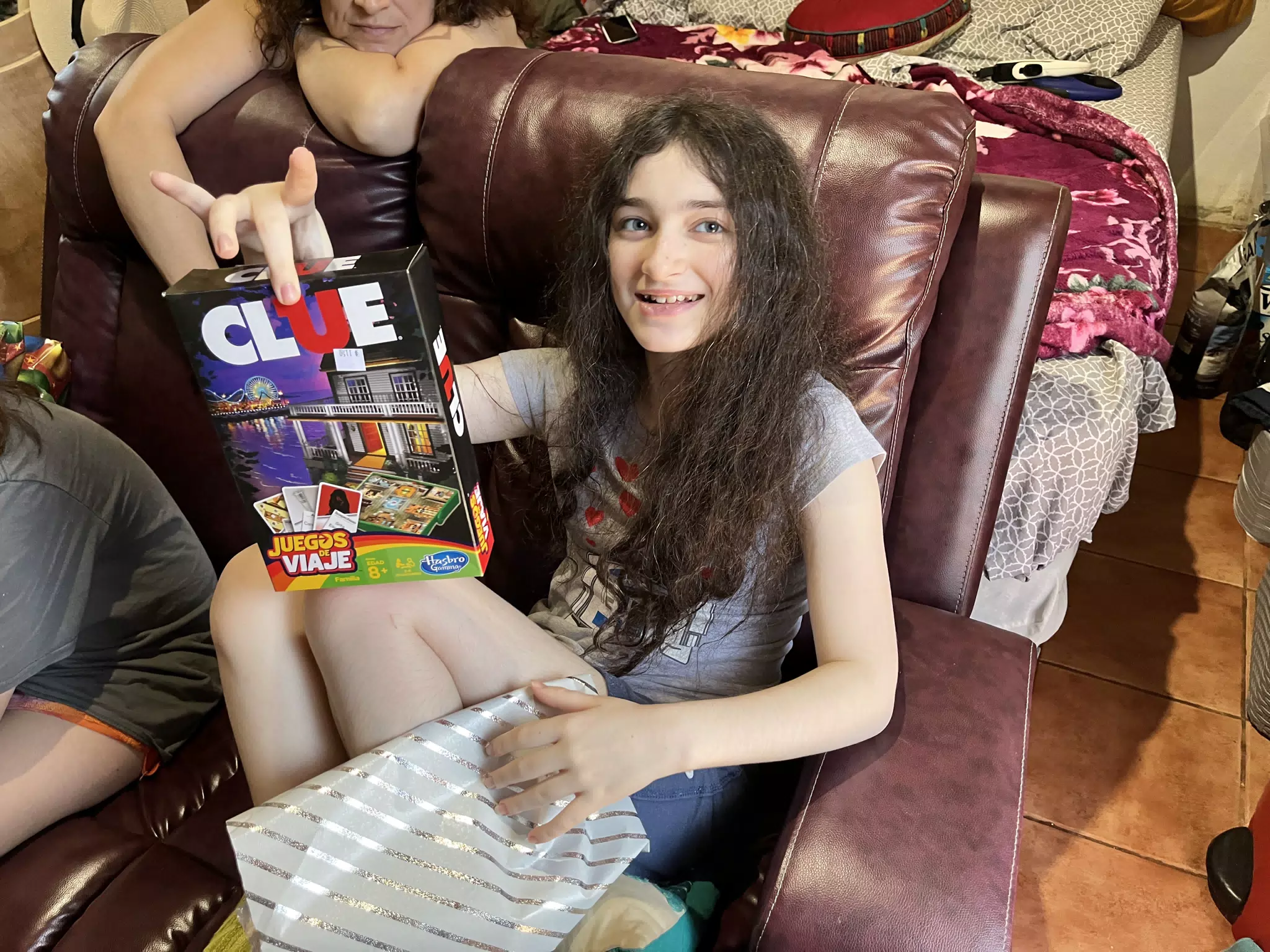 Liesl Gets Travel Clue for Christmas