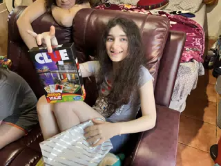 Liesl Gets Travel Clue for Christmas