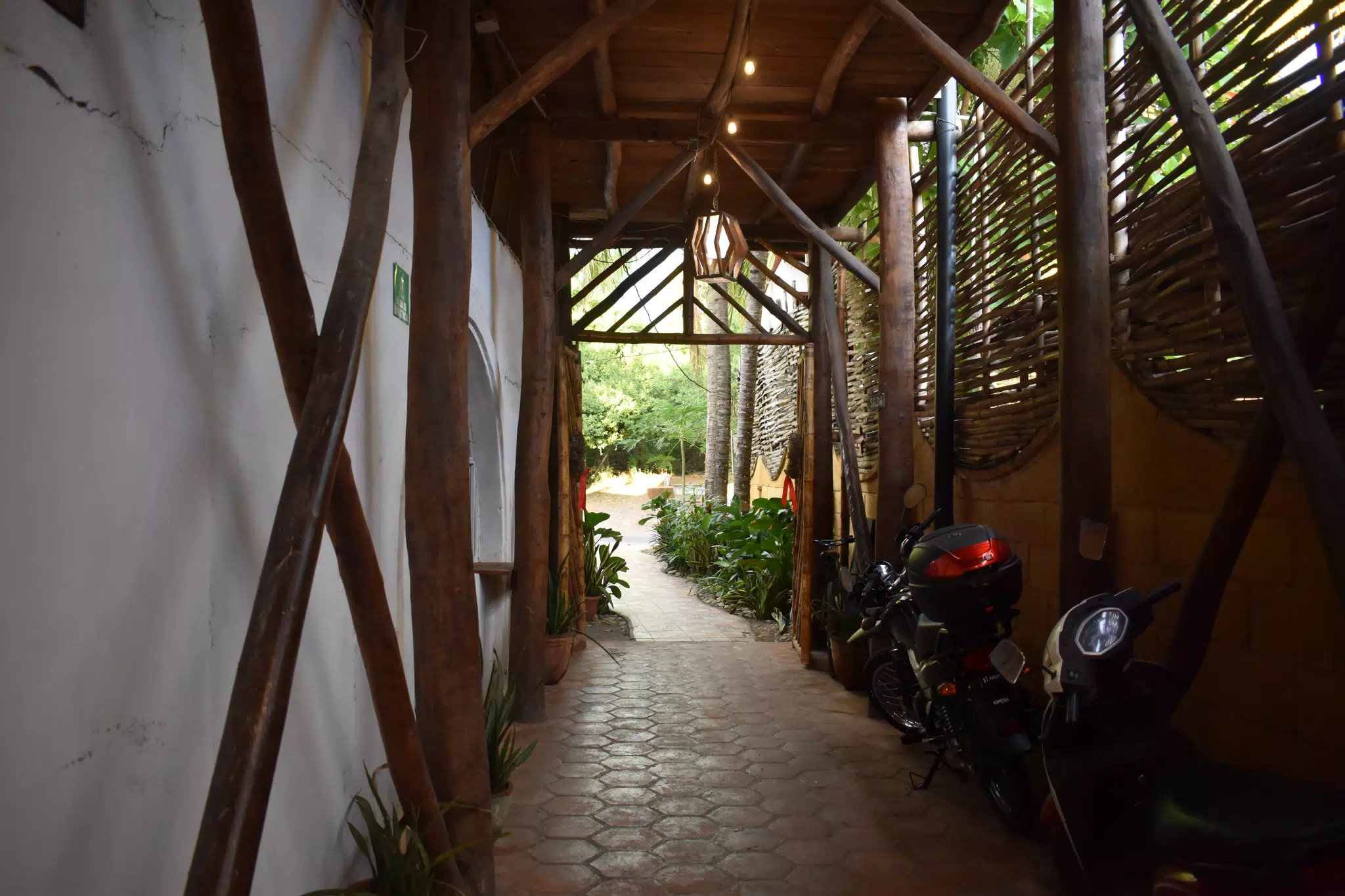 Entrance of the Simple Beach Lodge