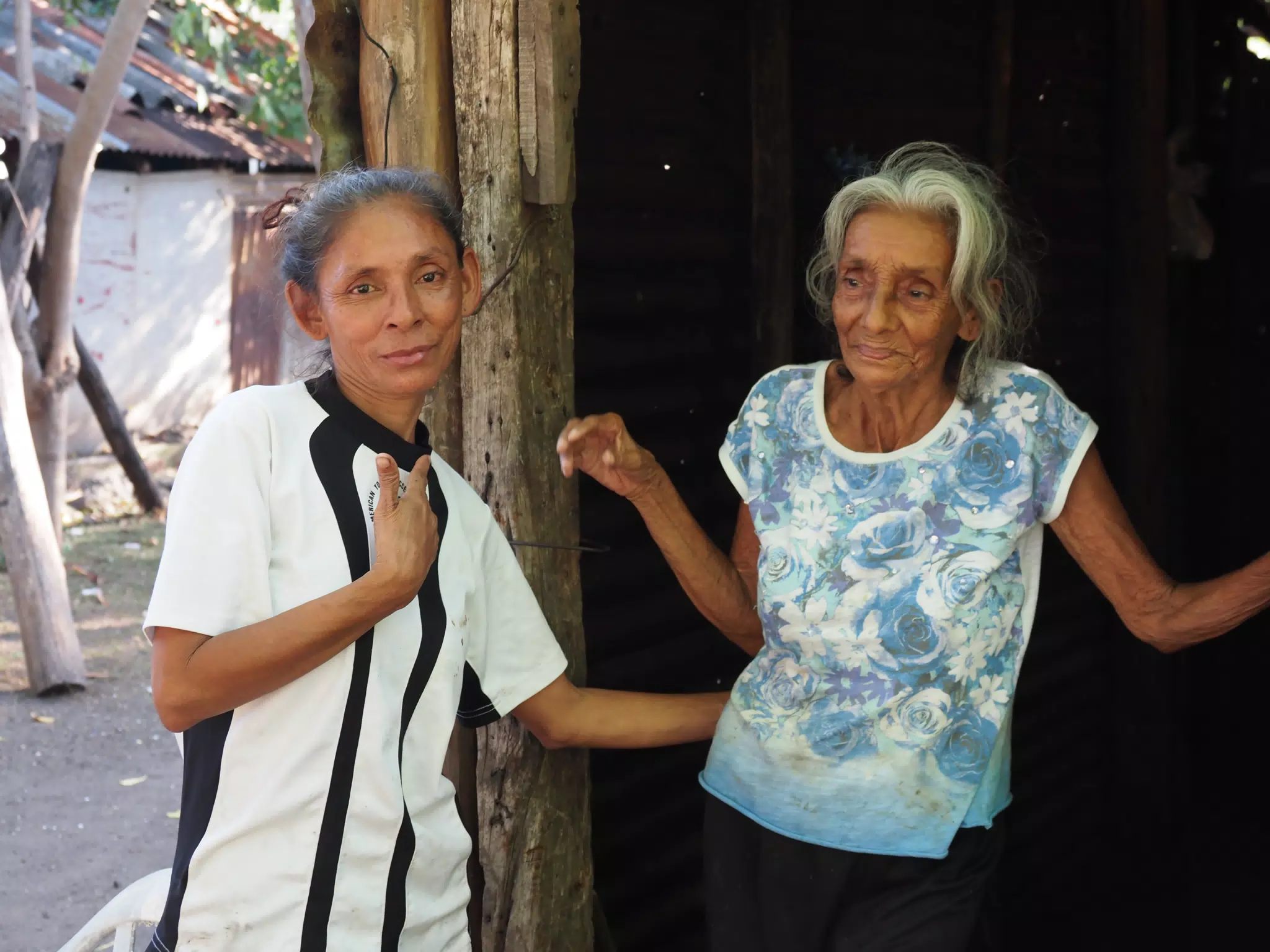 Two Women in Las Peñitas Nicaragua