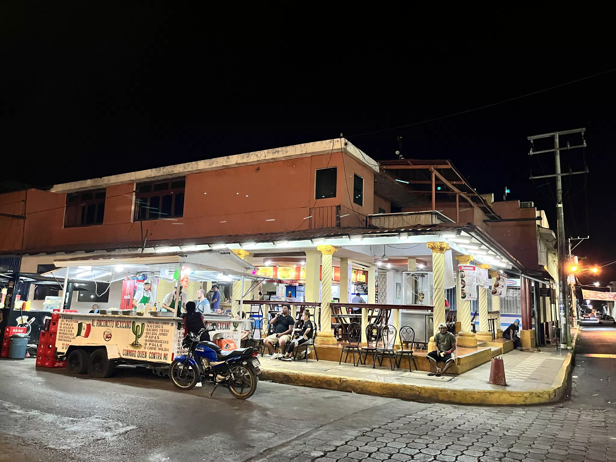 Late Night Food in Leon, Nicaragua