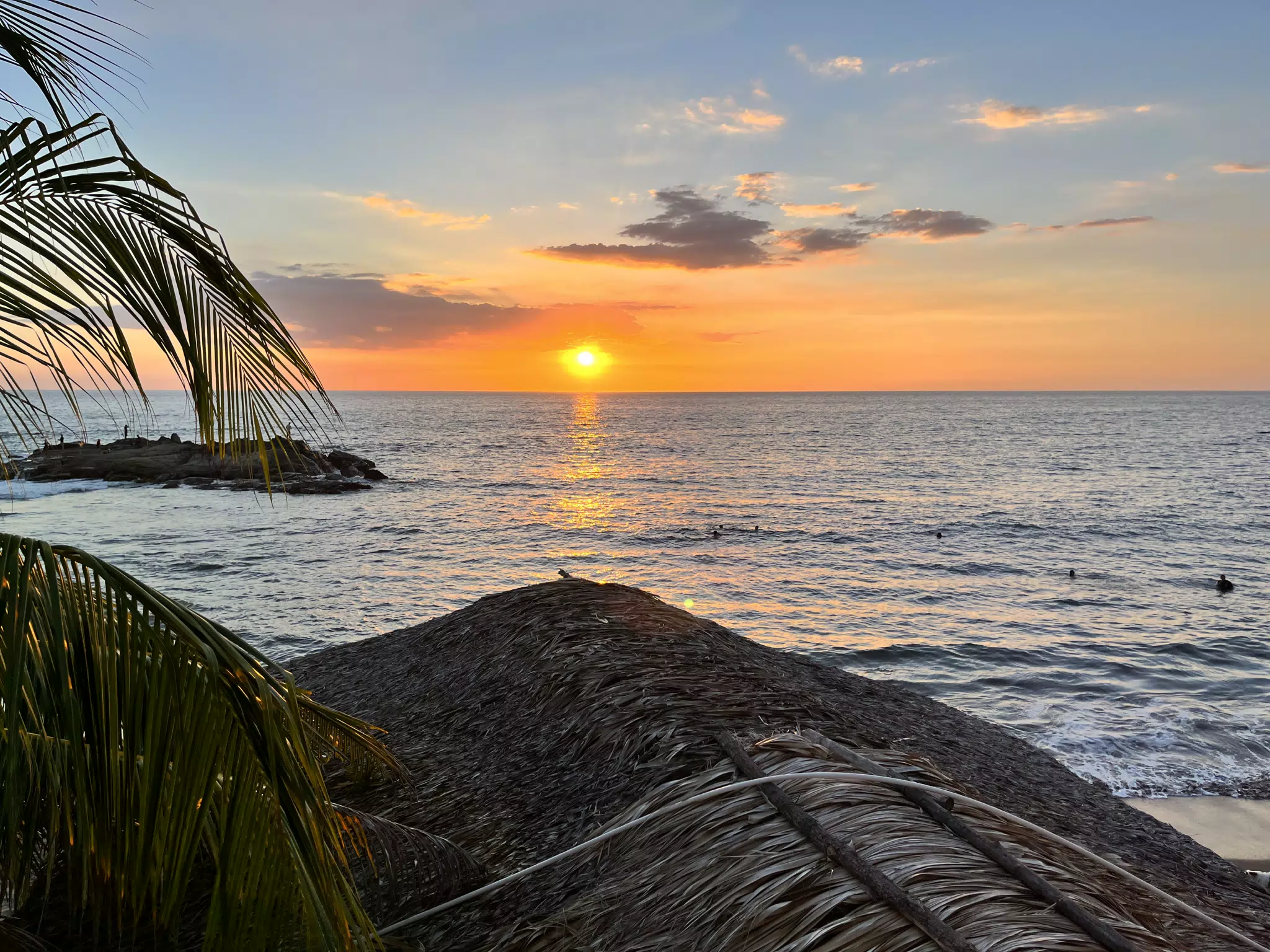 Pacific Sunset at the Simple Beach Lodge
