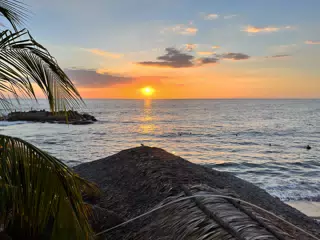 Pacific Sunset at the Simple Beach Lodge