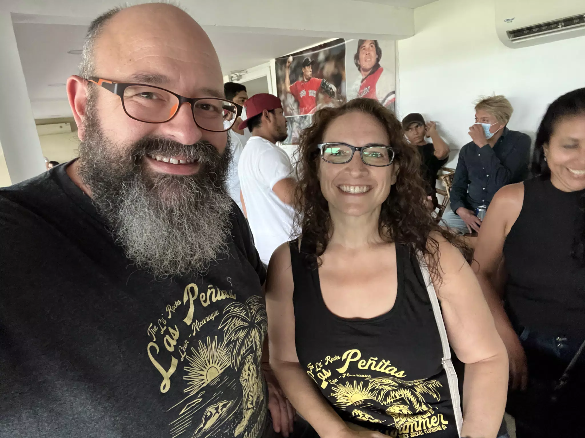 Scott & Dominica at the Leon Leones Baseball VIP Box Game 4 Series