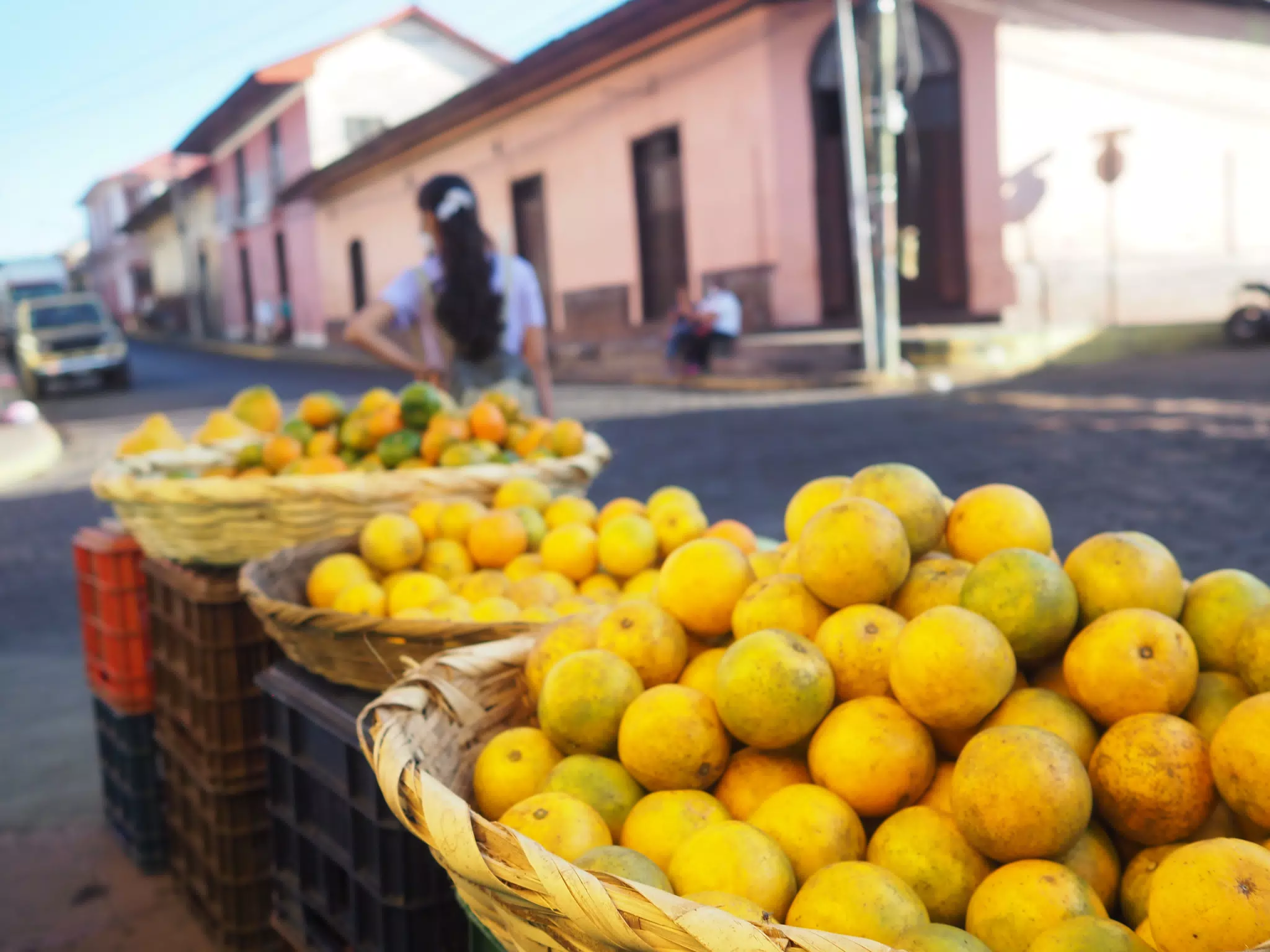 Fruit for Sale in El Centro de Leon, Nicaragua