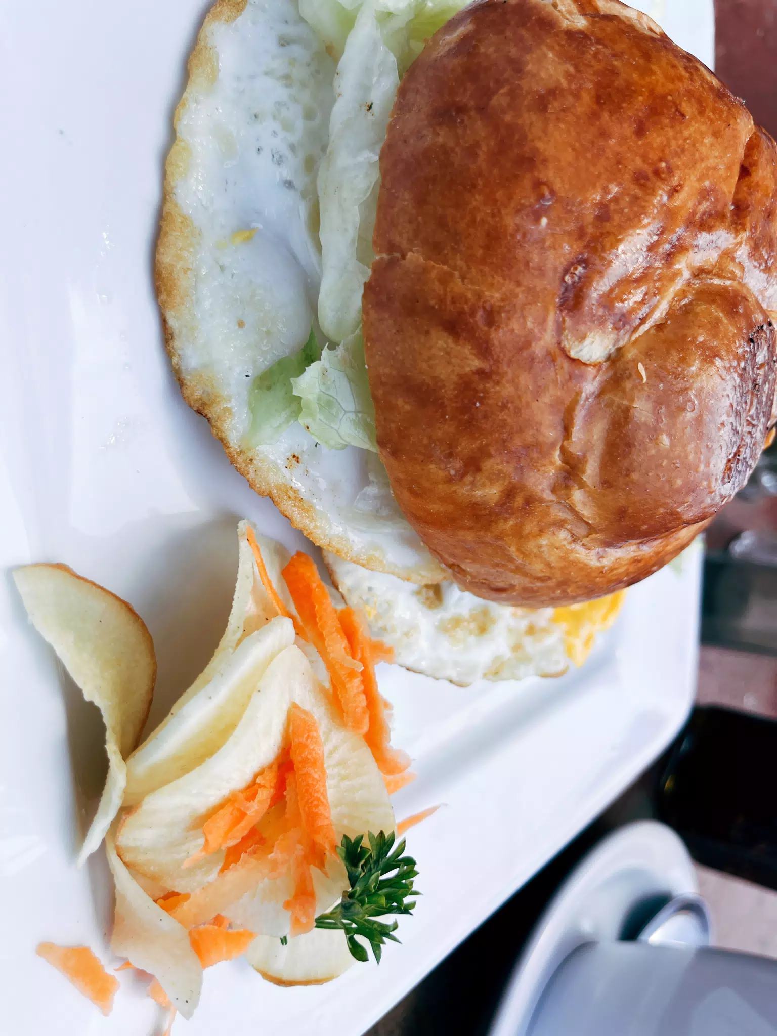 Breakfast Sandwich at Pan y Paz in Leon