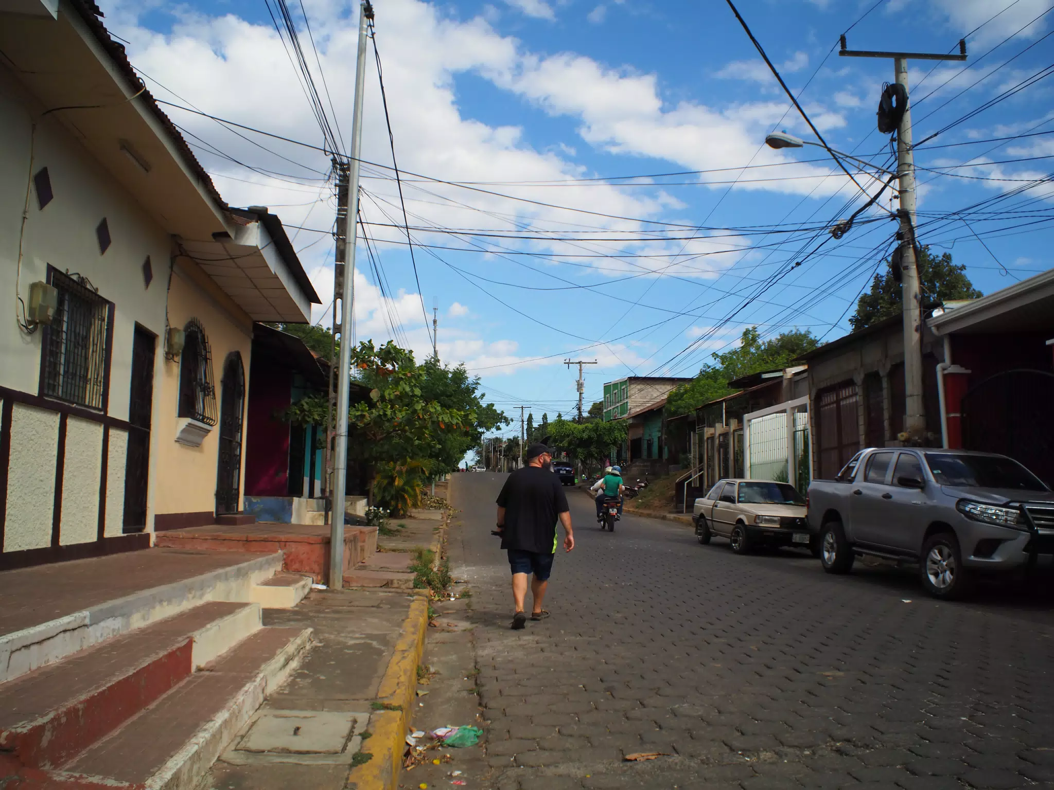 Dad Walking Through Guadalupe, Leon