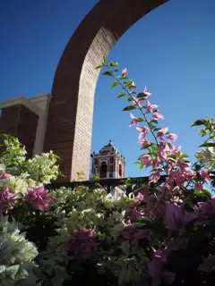 The Church Cavalario in Leon, Nicaragua Through Arch in the Park