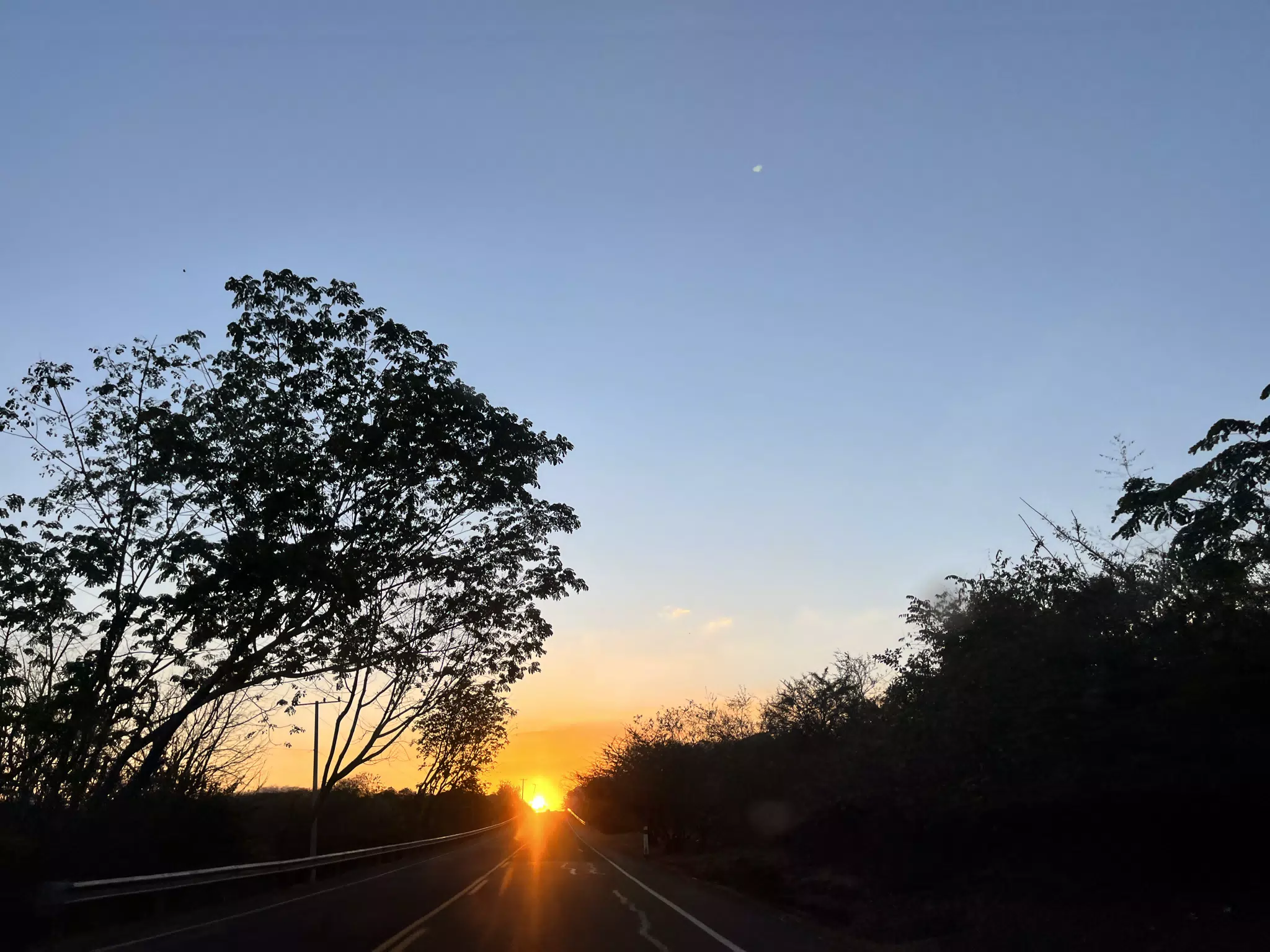 Sunset on the Leon - Poneloya Road