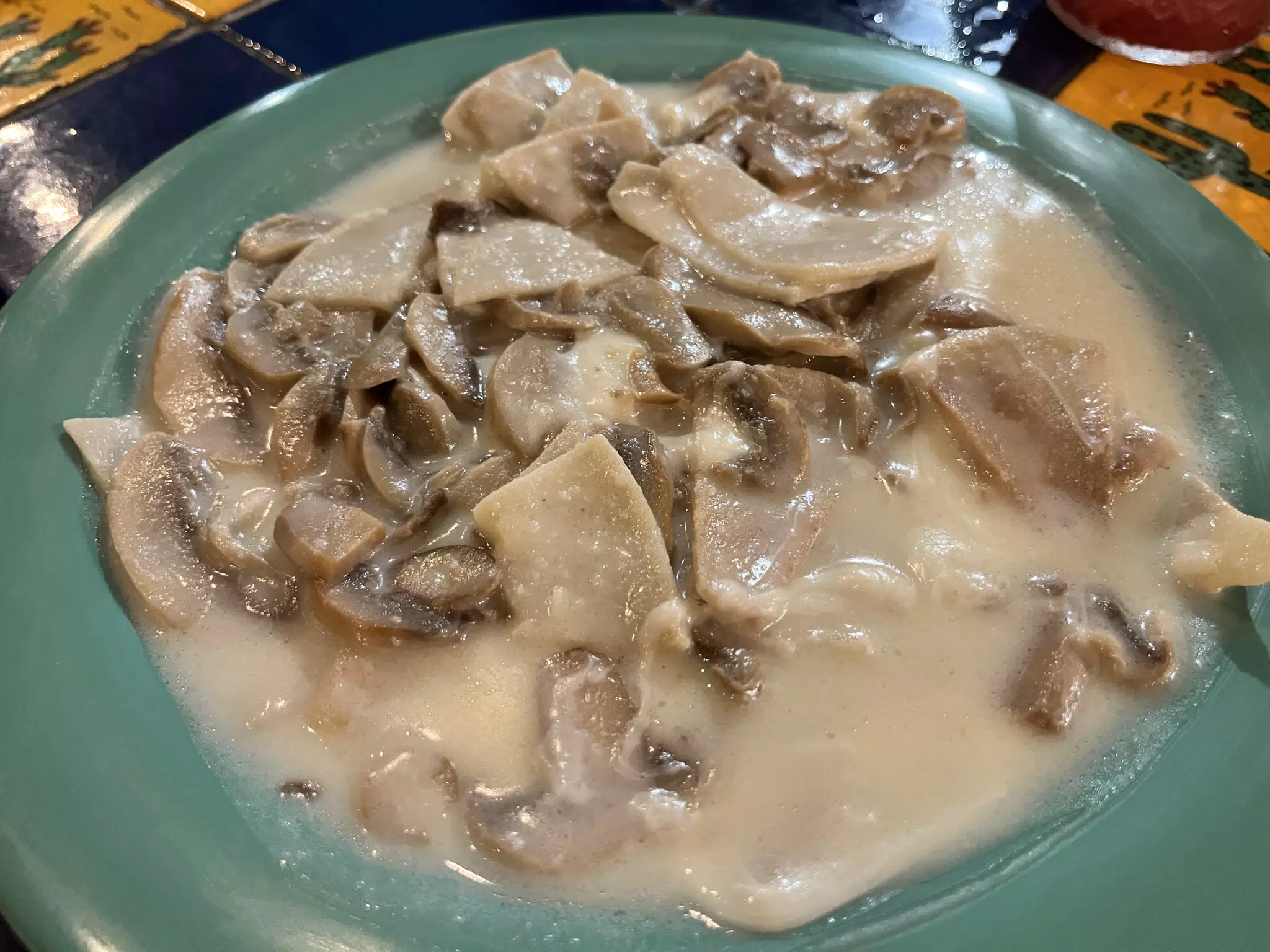 Mushroom Chilaquiles