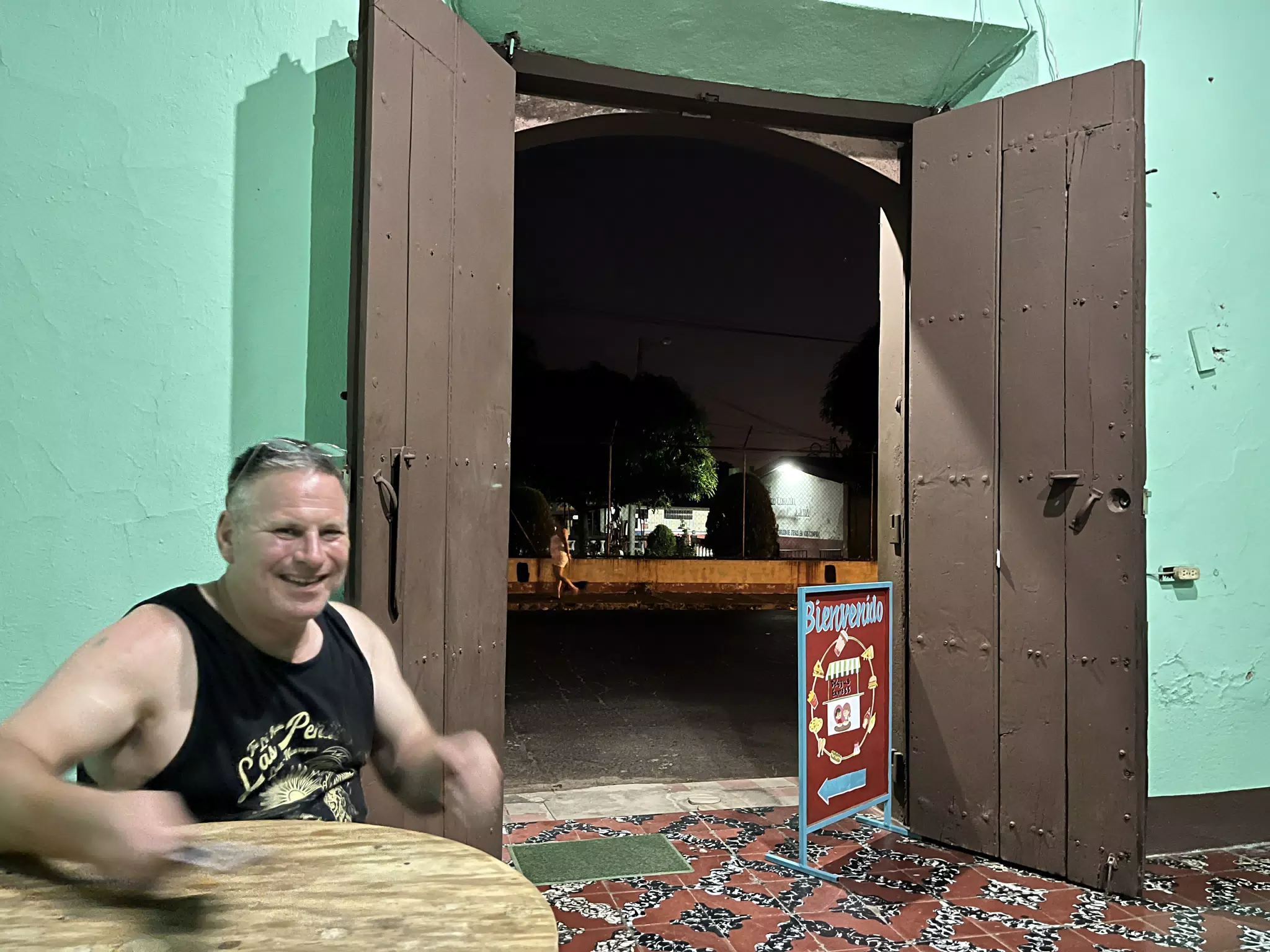 Paul in Leon Pizza Shop in Laborio