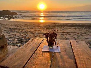 Reserved for Valentine's Day at the Simple Beach Lodge