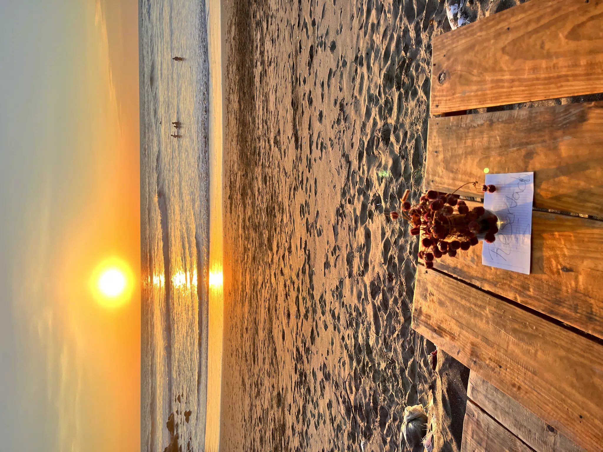 Pacific Sunset from The Simple Beach Lodge in Las Penitas, Nicaragua