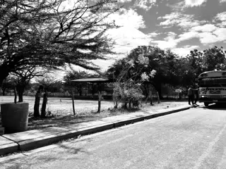 Bus in Las Peñitas