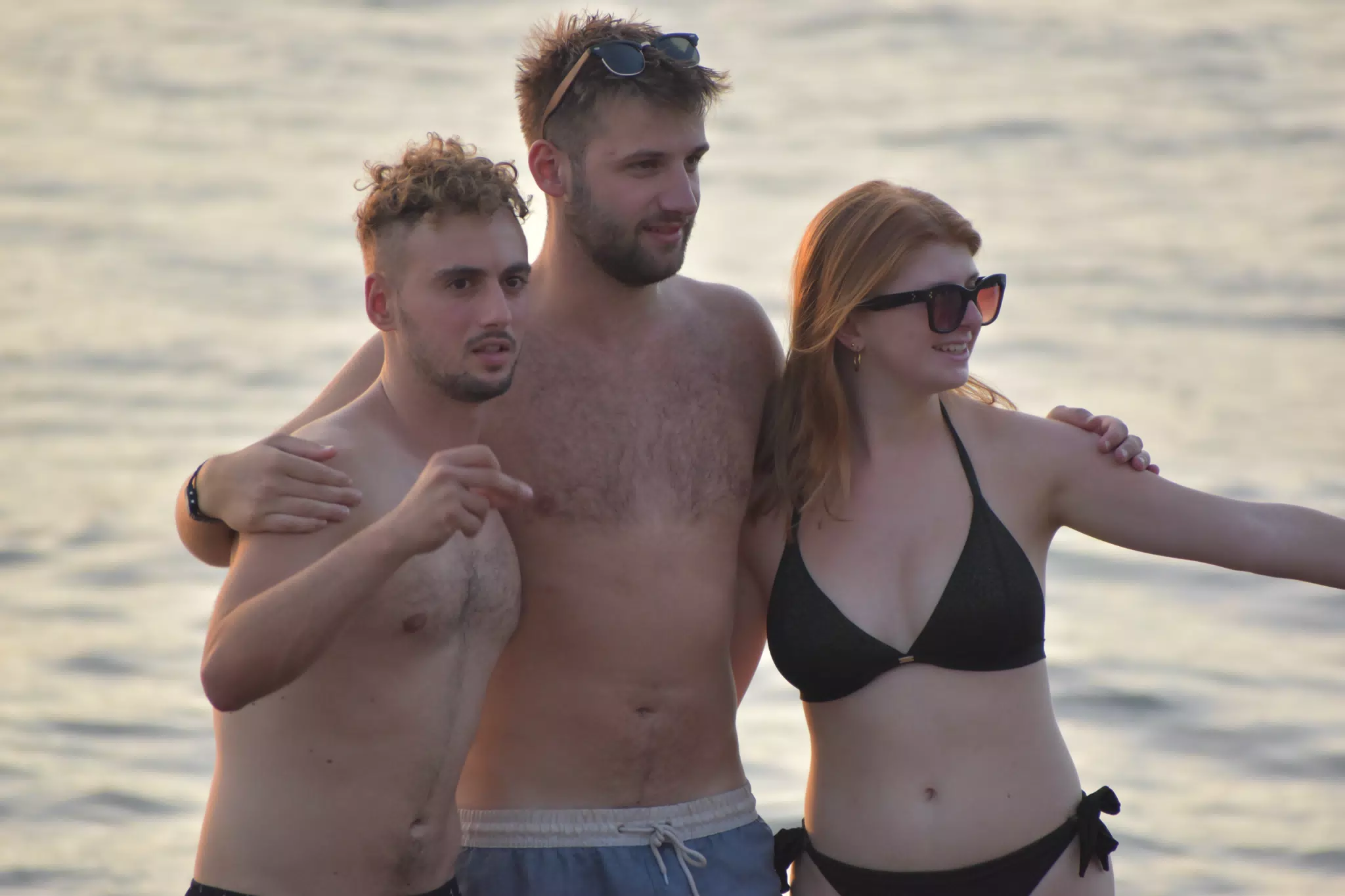 Beachgoers, Las Peñitas