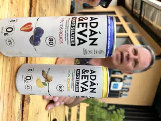 Adan & Eva Hard Seltzer at Food Rock Ave in Leon, Nicaragua