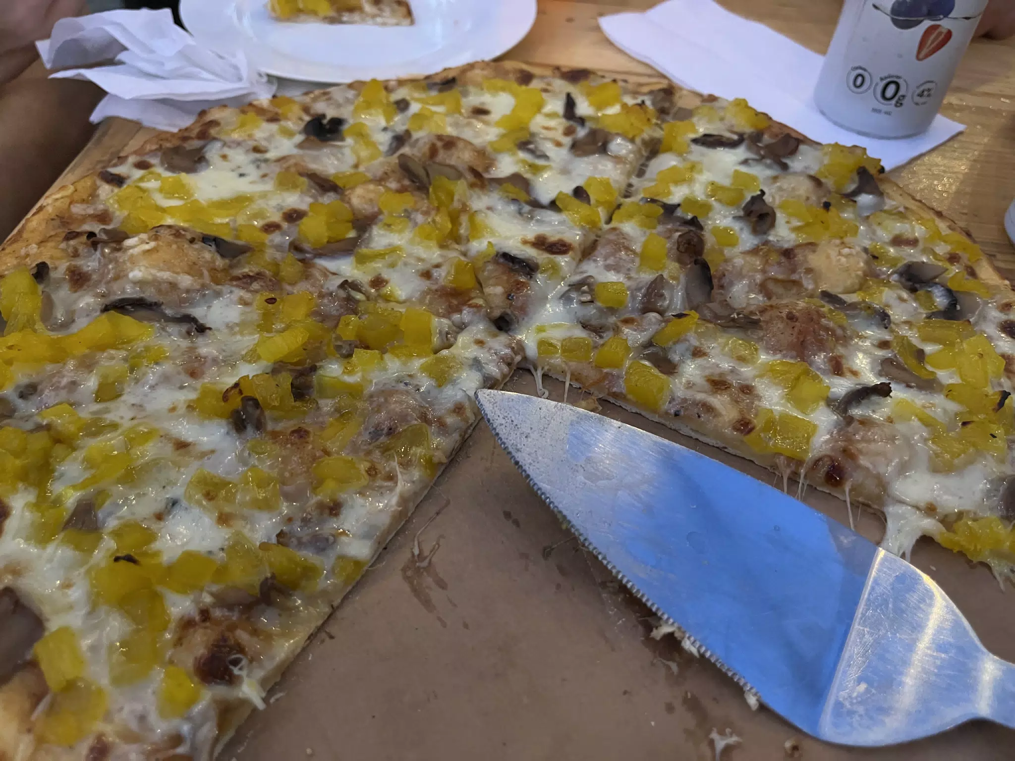 Pizza from Rock Munchies at Food Rock Ave in Leon, Nicaragua