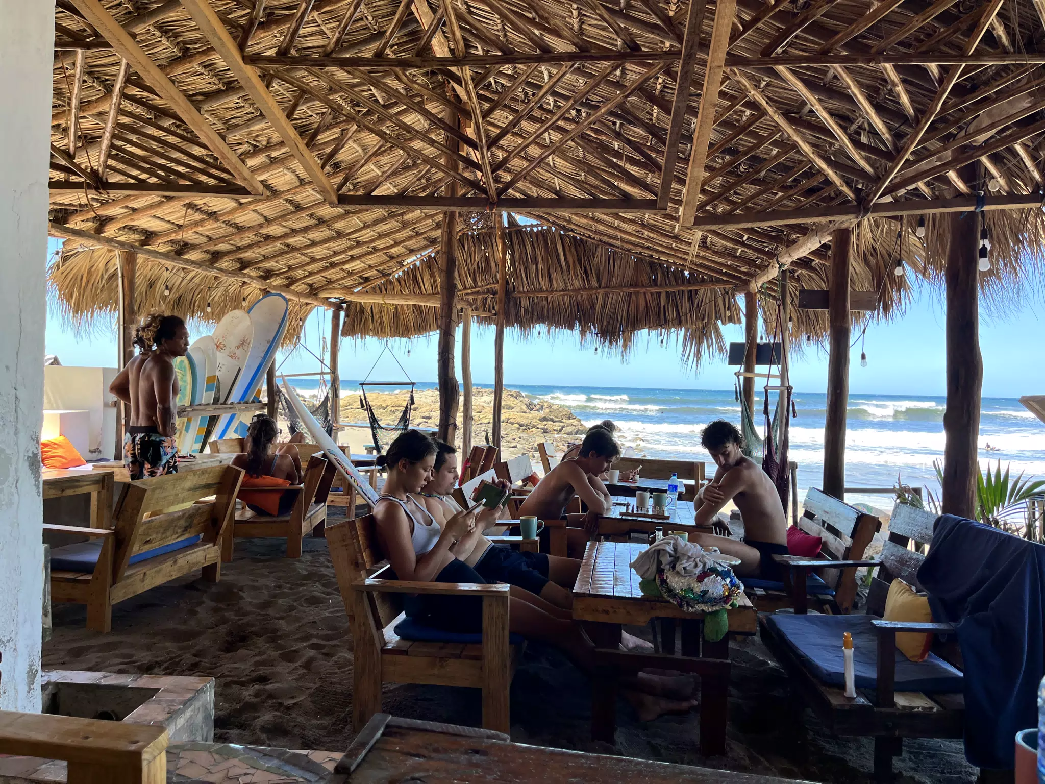 Breakfast at the Simple Beach Lodge