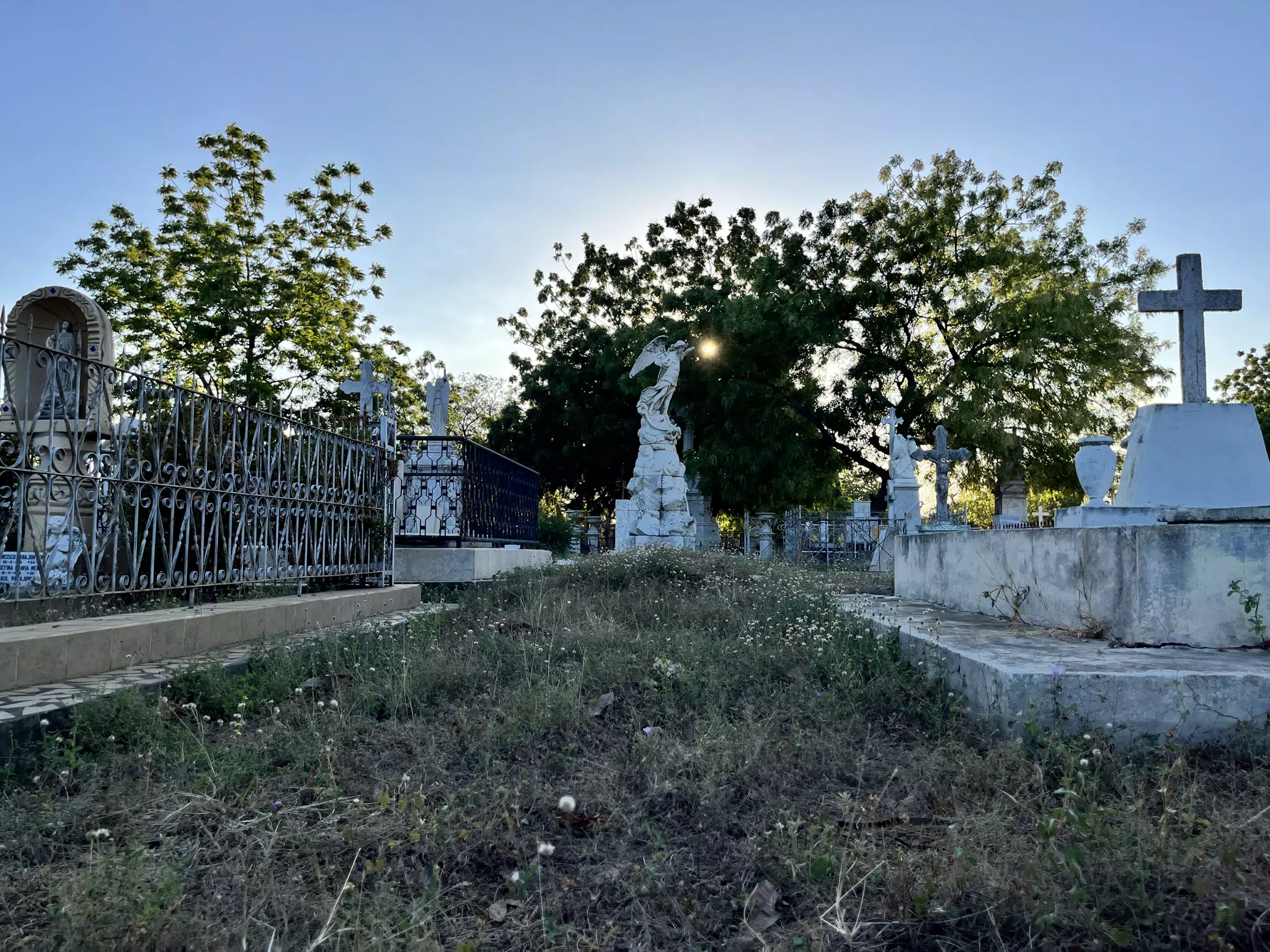 Sunset in the Cemetery of Guadelupe Leon Nicaragua