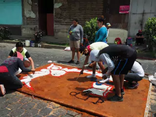 Alfombra Art in Leon Nicaragua