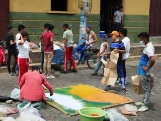 Alfombra Art in Leon Nicaragua