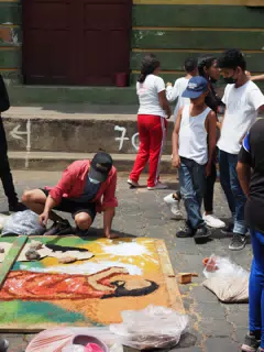 Alfombra Art in Leon Nicaragua
