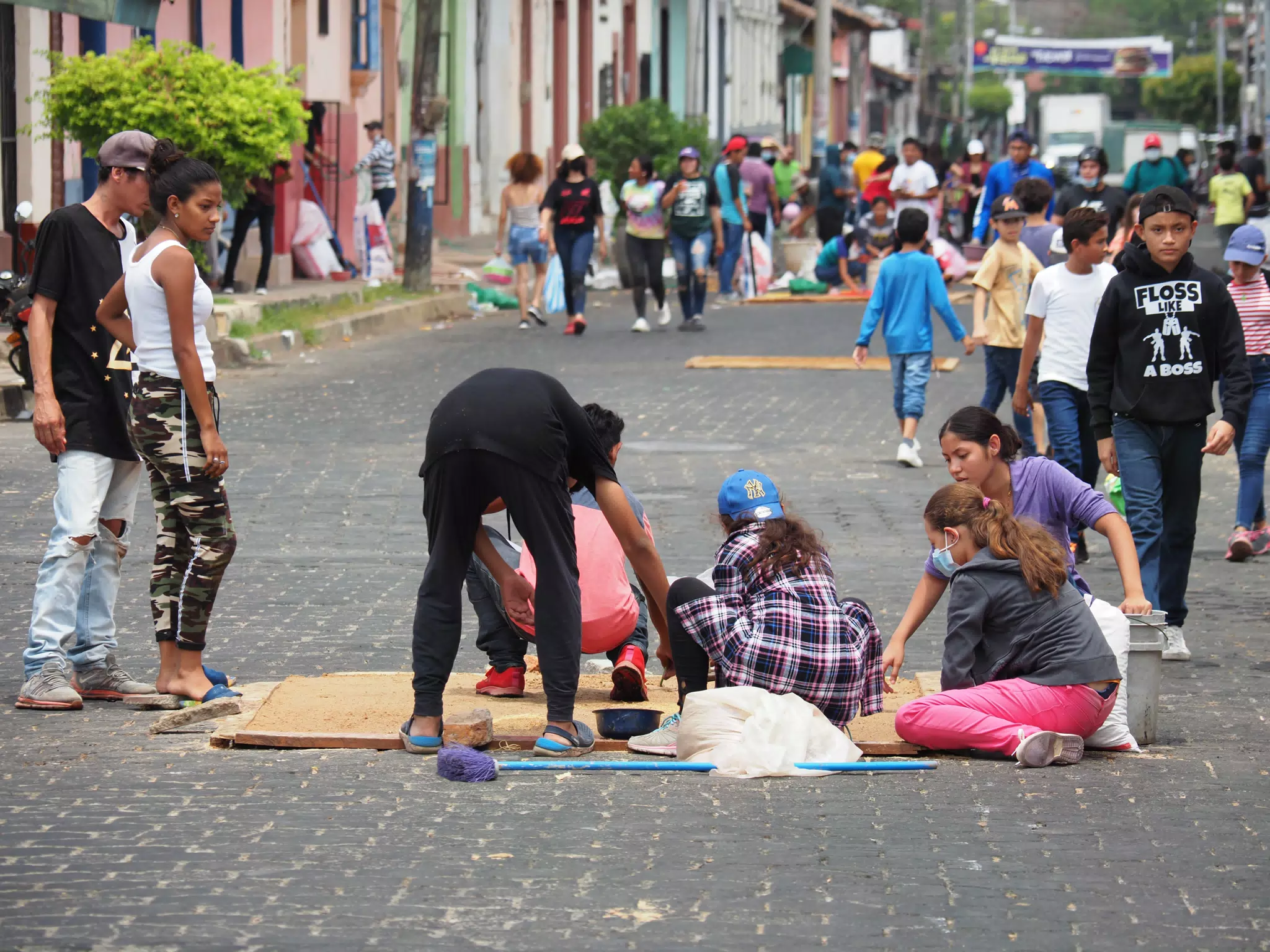 Alfombra Art in Leon Nicaragua