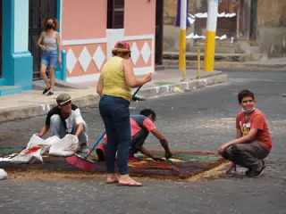 Alfombra Art in Leon Nicaragua