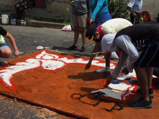Alfombra Art in Leon Nicaragua
