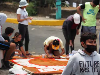 Alfombra Art in Leon Nicaragua