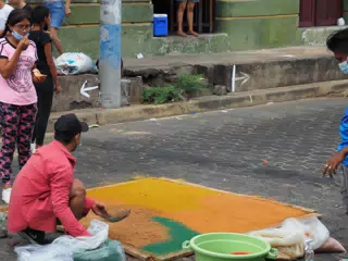 Alfombra Art in Leon Nicaragua
