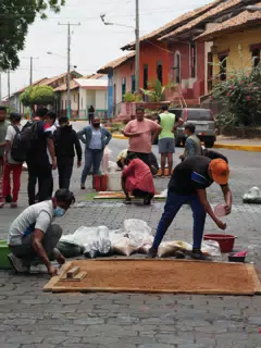 Alfombra Art in Leon Nicaragua