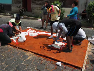 Alfombra Art in Leon Nicaragua