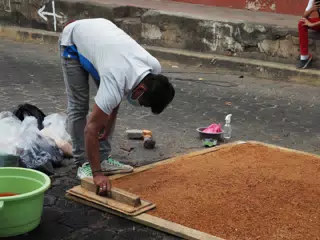 Alfombra Art in Leon Nicaragua