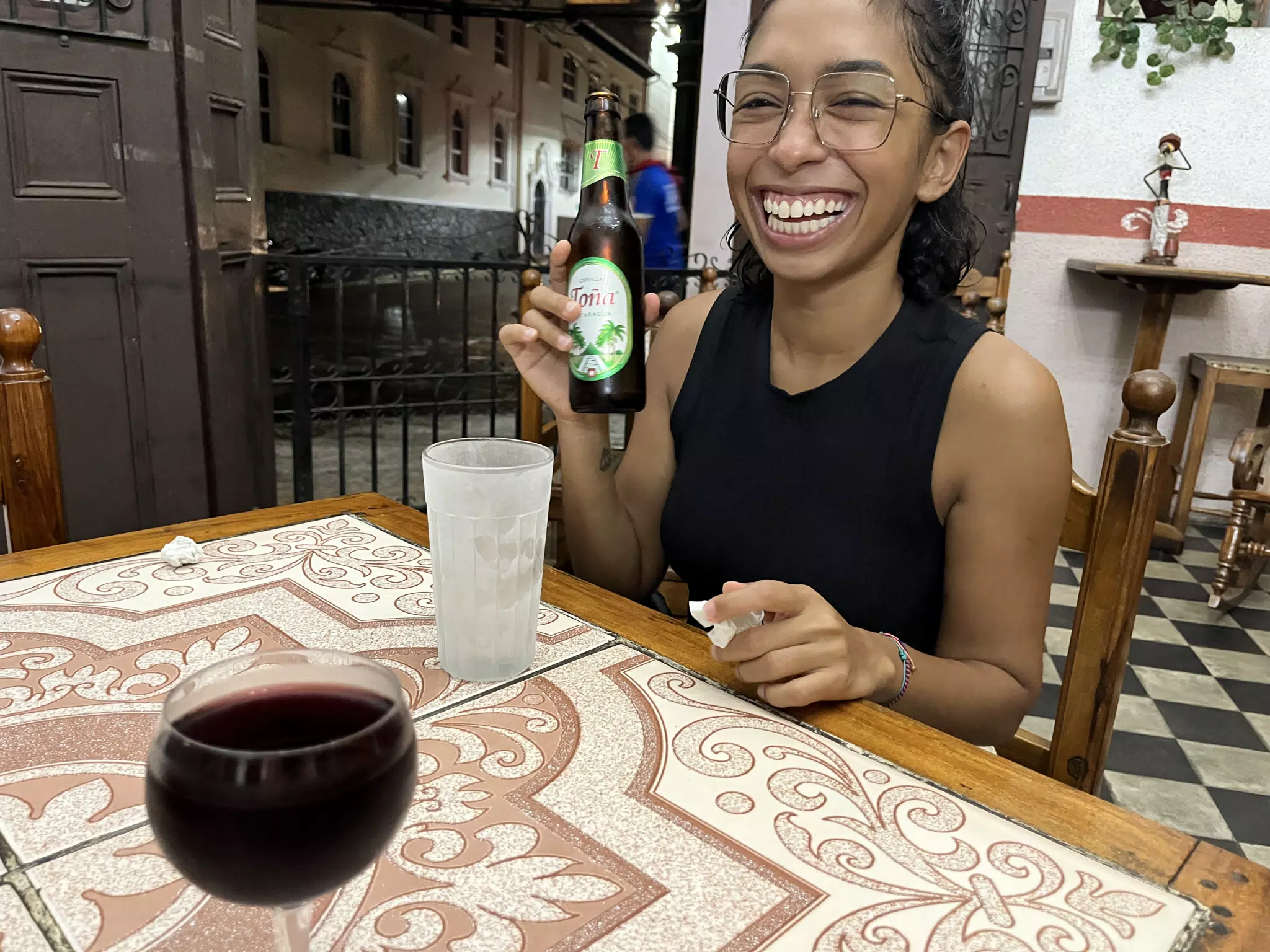 Martina with a Toña in León